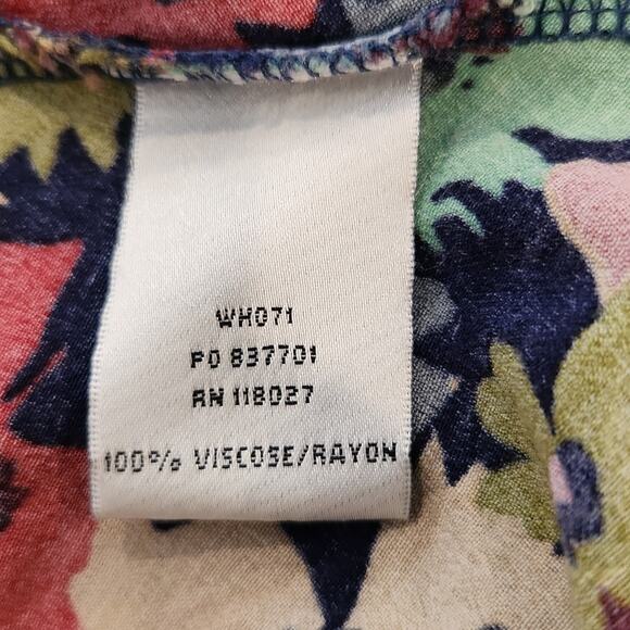 Boden Dress Size 4 Floral Tea Dress Tie Waist Short Sleeve - Picture 11 of 11